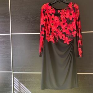 Ralph Lauren Shift Dress Floral 14P Gorgeous!!